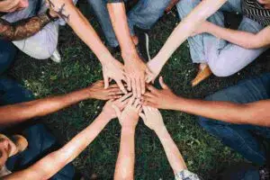 Diverse hands unity, Corporate Social Responsibility | iTEK COMPUTER SOLUTIONS
